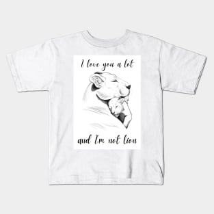 Mother’s Day Lions Kids T-Shirt